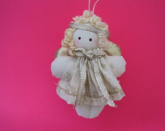 Handmade Christmas Tree Angel Ornament