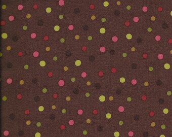 Spirit by Lila Tueller for Moday - Brown Polka Dot - 1 Yard Cut