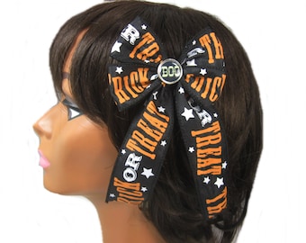 Halloween Hair Bow,  Halloween Hair Accessories,  Trick or Treat Hair Bow
