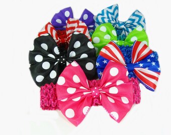 Baby Headband Set 7 Stretchy Hairband Christmas Gift Toddler Headband