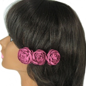 Flower Barrette, Adult Barrette, Flower Clip, Girls Women Hair Accessories