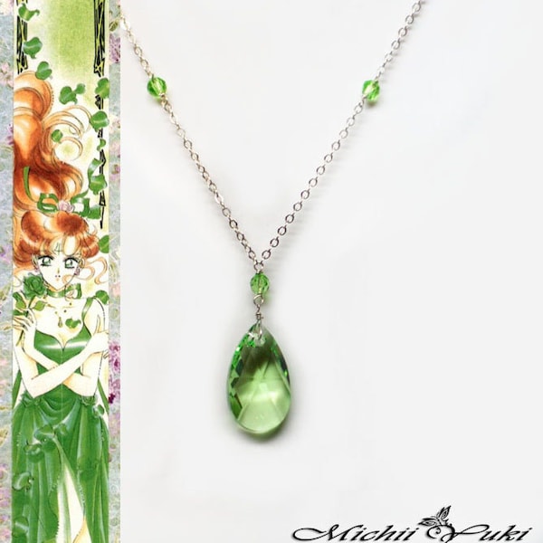 Sailor Jupiter Ball Gown Inspired Necklace - Swarovski Crystal