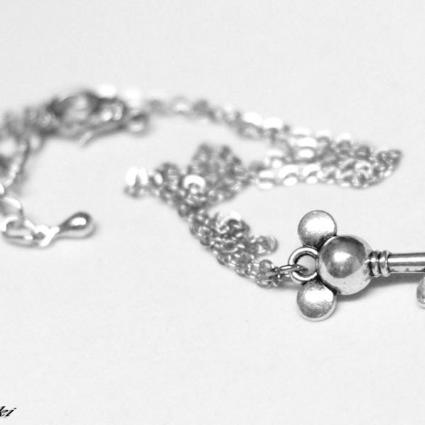 Kingdom Hearts Small Mickey Mouse Inspired Keyblade Necklace