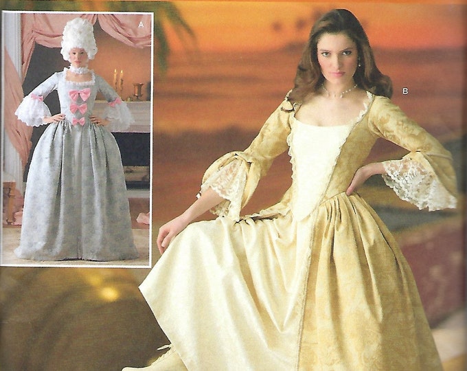 Simplicity 4092 Sewing Pattern, Historical Dress, Marie