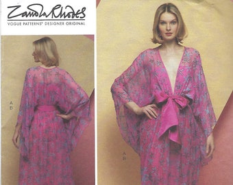 Vogue Sewing Pattern V1627, Evening Dress Sewing Pattern, Vogue American Designer Zandra Rhodes