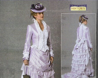 Butterick B6692 Victorian Edwardian Dress Sewing Pattern Uncut, 6692