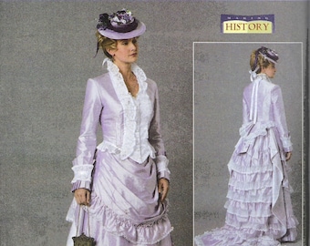 Butterick B6692 Victorian Edwardian Dress Sewing Pattern Uncut, 6692