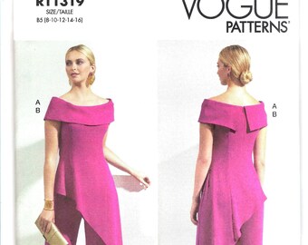 Vogue Sewing Pattern R11319, Womens Top and Pants Sewing Pattern, UNCUT, Tom and Linda Platt