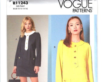 VOGUE R11243, Dress Sewing Pattern, Uncut