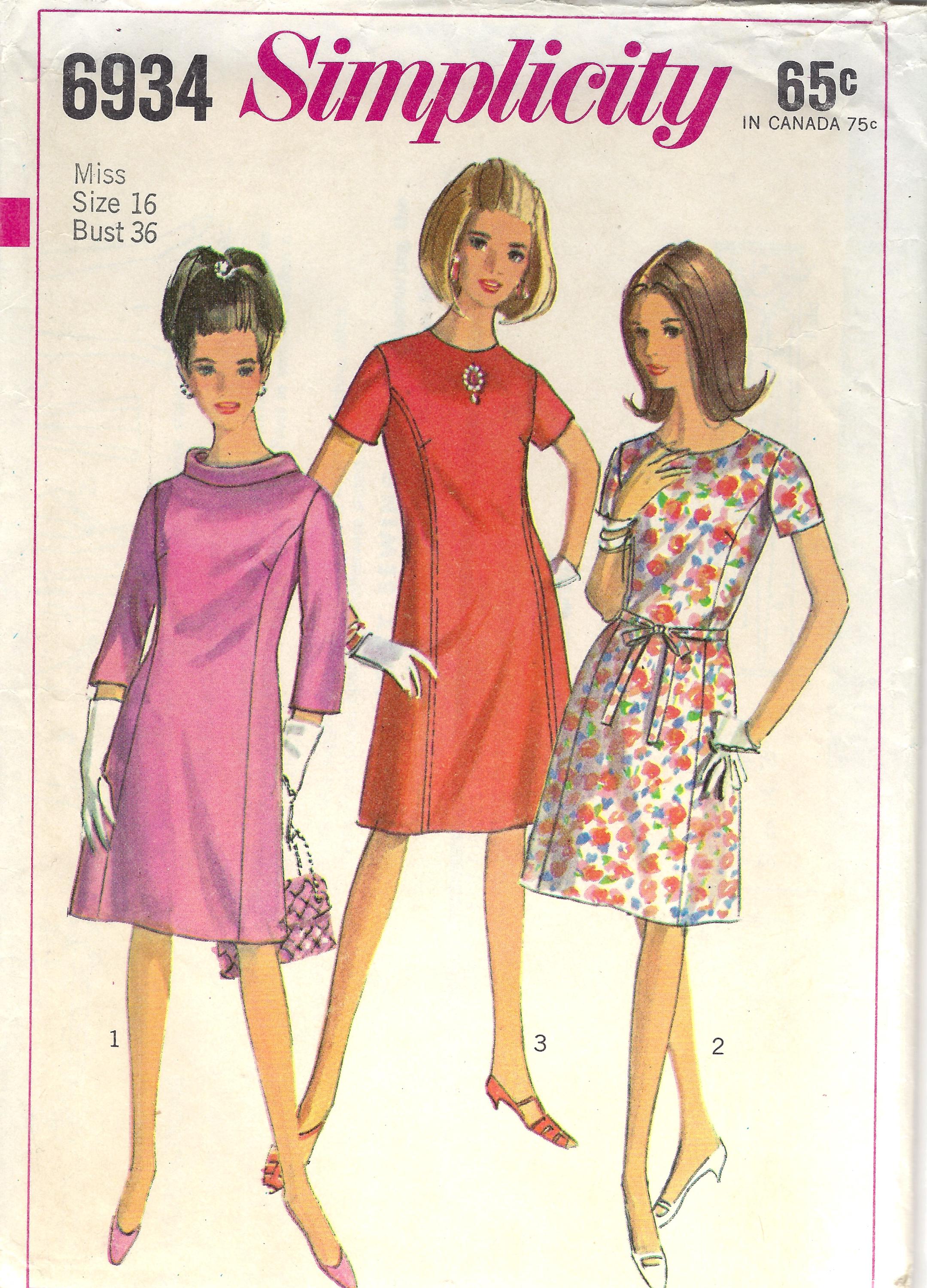 A Line Panel Dress - Etsy