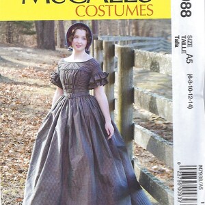 McCalls M7988 Sewing Pattern, Historical Dress, Robe, Regency, Jane Austen Pride & Prejudice