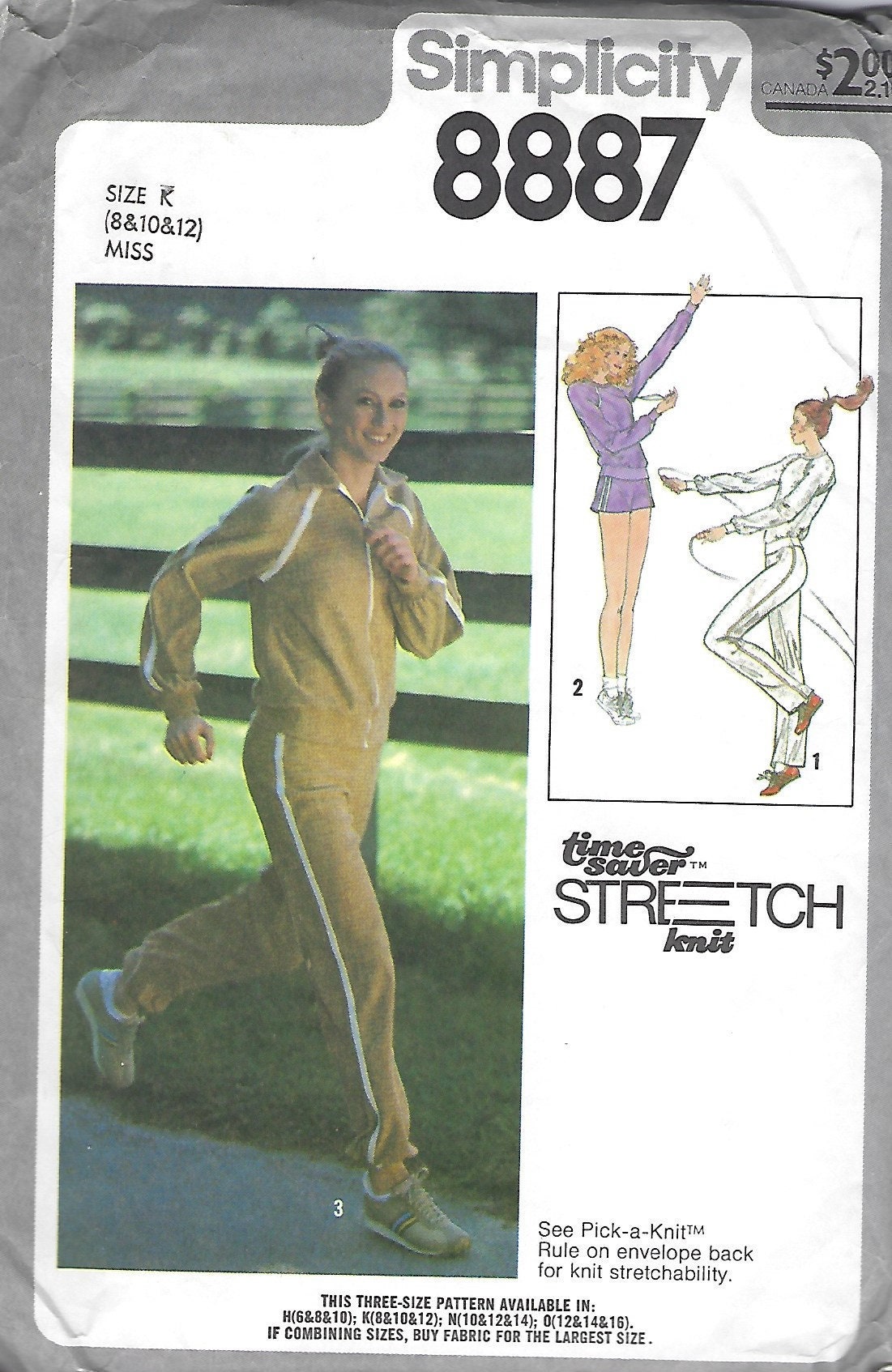 1960s Bell Bottom Pants and Shirt With Short or Long Sleeves Simplicity  8009 UNCUT FF Size 11/12 Bust 32 Women's Vintage Sewing Pattern -   Canada