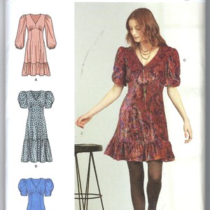 Simplicity S9642 Misses Dress Sewing Pattern, Bra Cup Size of A B C D ...