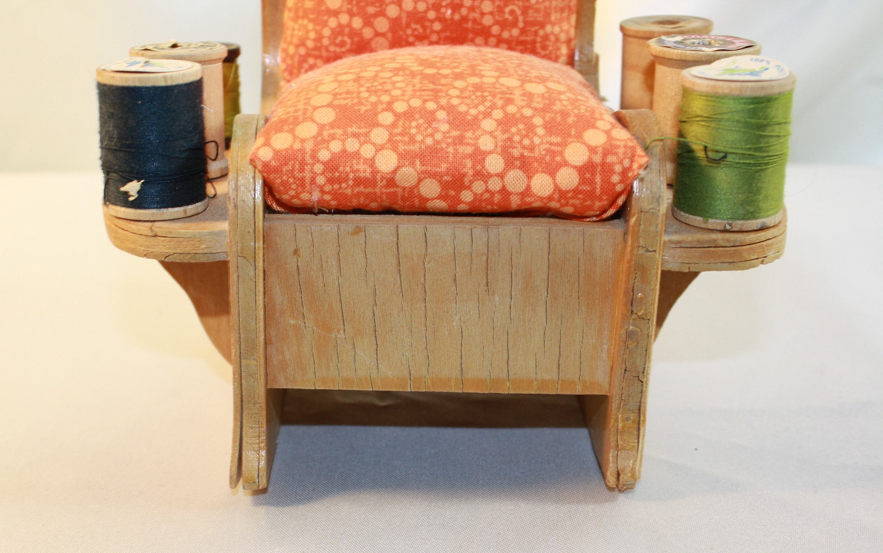 Vintage Pin Cushion Rocking Chair Sewing Supplies Etsy