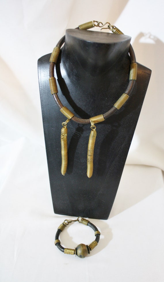 Set of Two, Primitive Statement Choker, African Tr