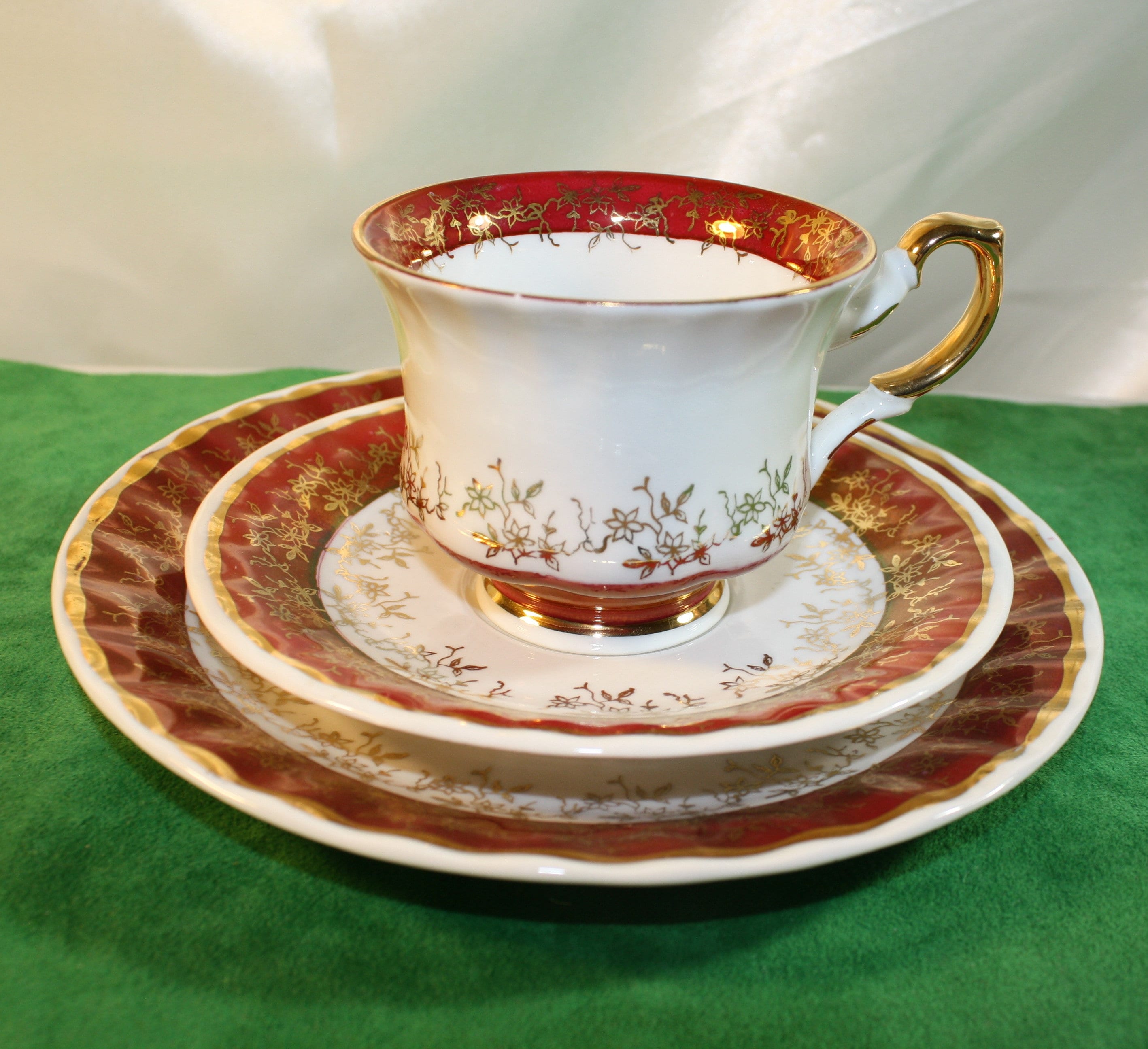 Tea Cup and Saucer, Vintage Porcelain, Berlin Herald, Fena