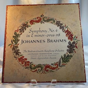 Brahms Symphony No. 4, Bernstein Conducts (LP, Mono)