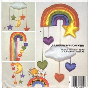 Vintage Rainbow Brite verzamelobject kinderkamer McCall's Crafts ...