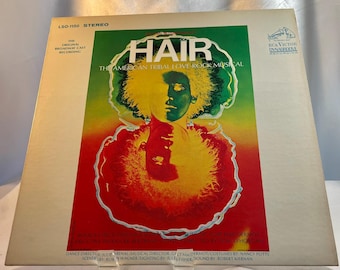 Hair, "The American Tribal Love Rock Musical" Vintage Vinyl Record Album, RCA Victor LSO 1150