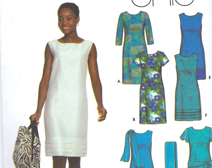 Simplicity 9747 Sewing Pattern, Dress, Bag, Scarf, Size 14-16-18-20 ...