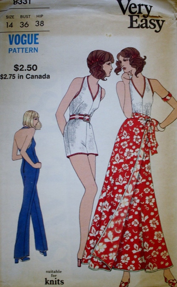 jumpsuit with wrap skirt