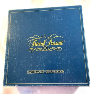 Vintage Trivial Pursuit Mastergame Genus Edition 1981 Horn Abbot Ltd.