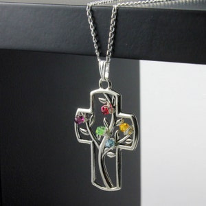 Cross bar birthstone necklace new arrivals
