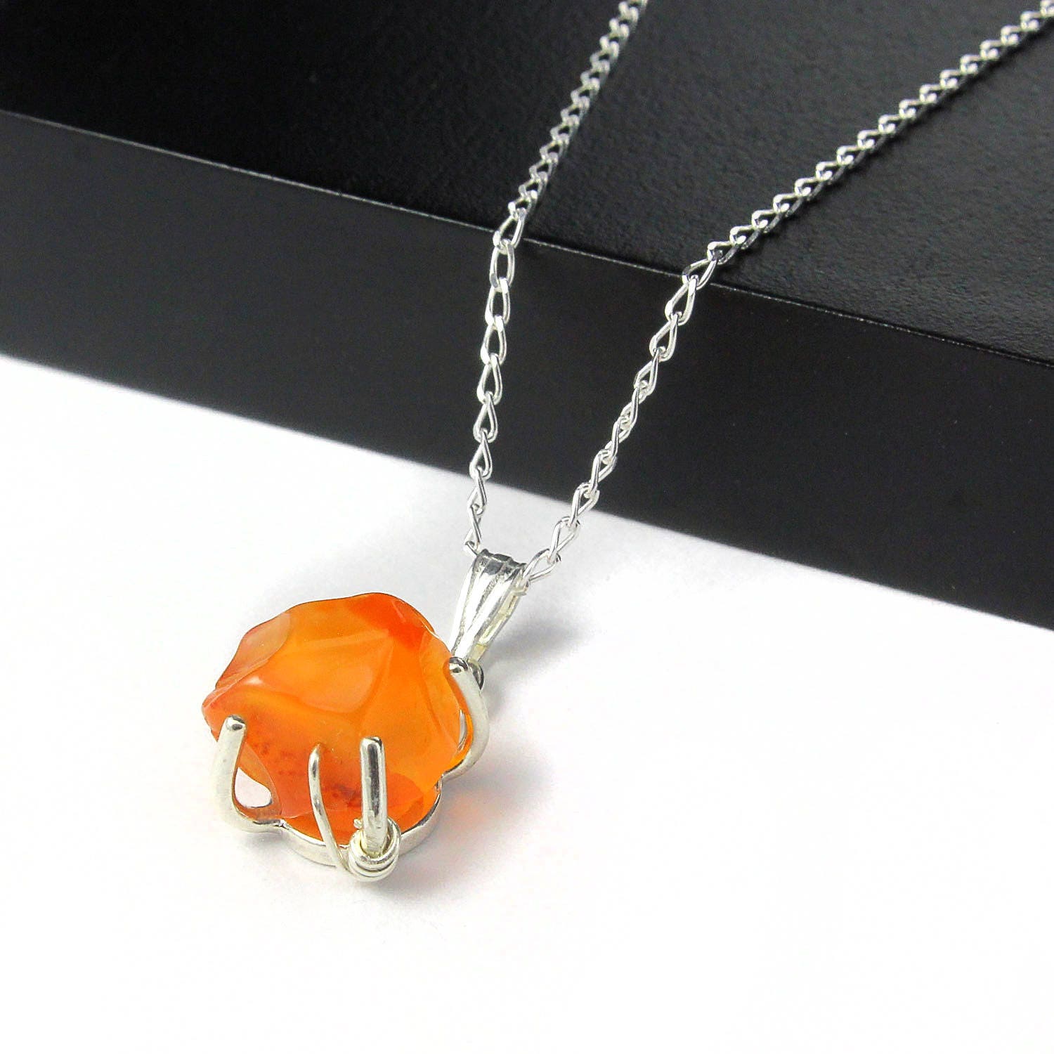 Update more than 205 raw carnelian necklace best