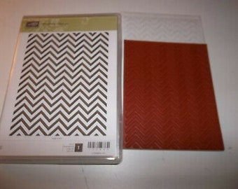 Stampin' Up Stamp Positively Chevron