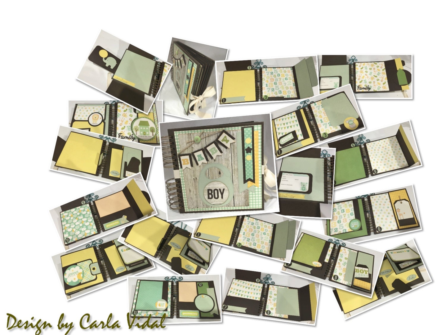 Baby Boy Journal Photo Album 8 X 8 Inches Etsy Australia