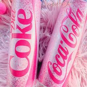 Soda Tumbler/Diet Soda Tumbler/Sublimated Tumbler/Custom Tumbler/Pink image 2