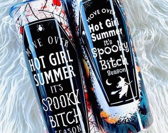 Spooky Season/Halloween/Sublimated Tumbler/Coffee Tumbler/Custom Tumbler