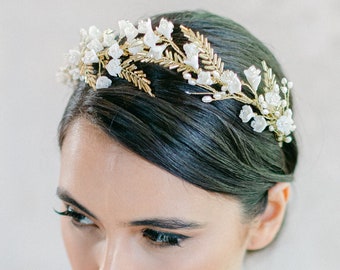 BRIAR | Floral and Fern Headband