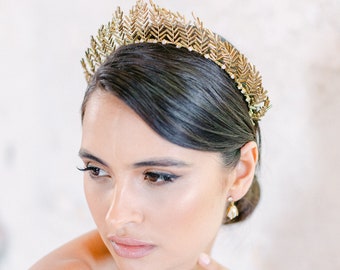 FERN | Beaded Halo Crown