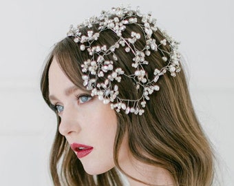 ESTEE | Crystal Cap Headpiece