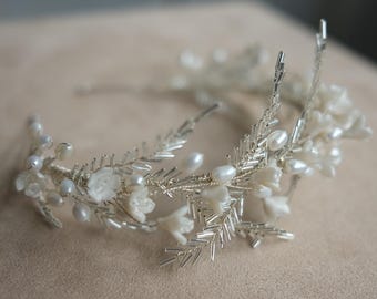 BRIAR | Floral and Fern Headband