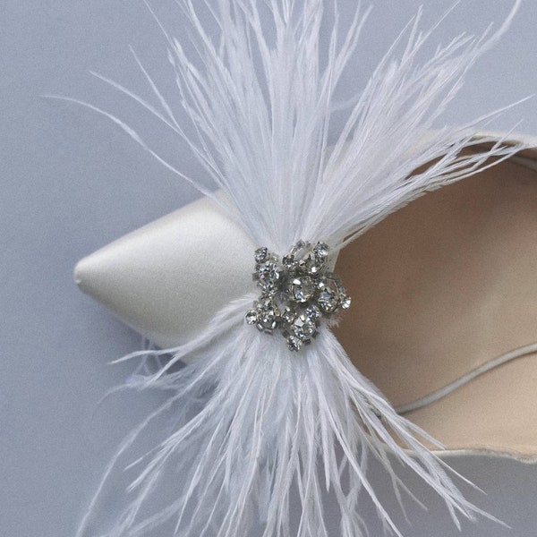 Feather Shoe Clips Etsy