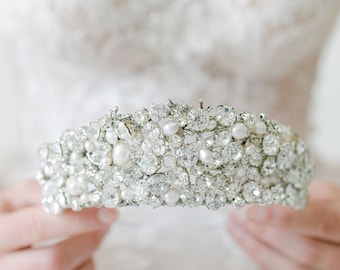 PERLE | Crystal Pearl Crown