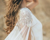 LAKSHMI / Perla di lusso & velo da sposa di seta