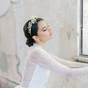 BRIAR Floral and Fern Headband image 4