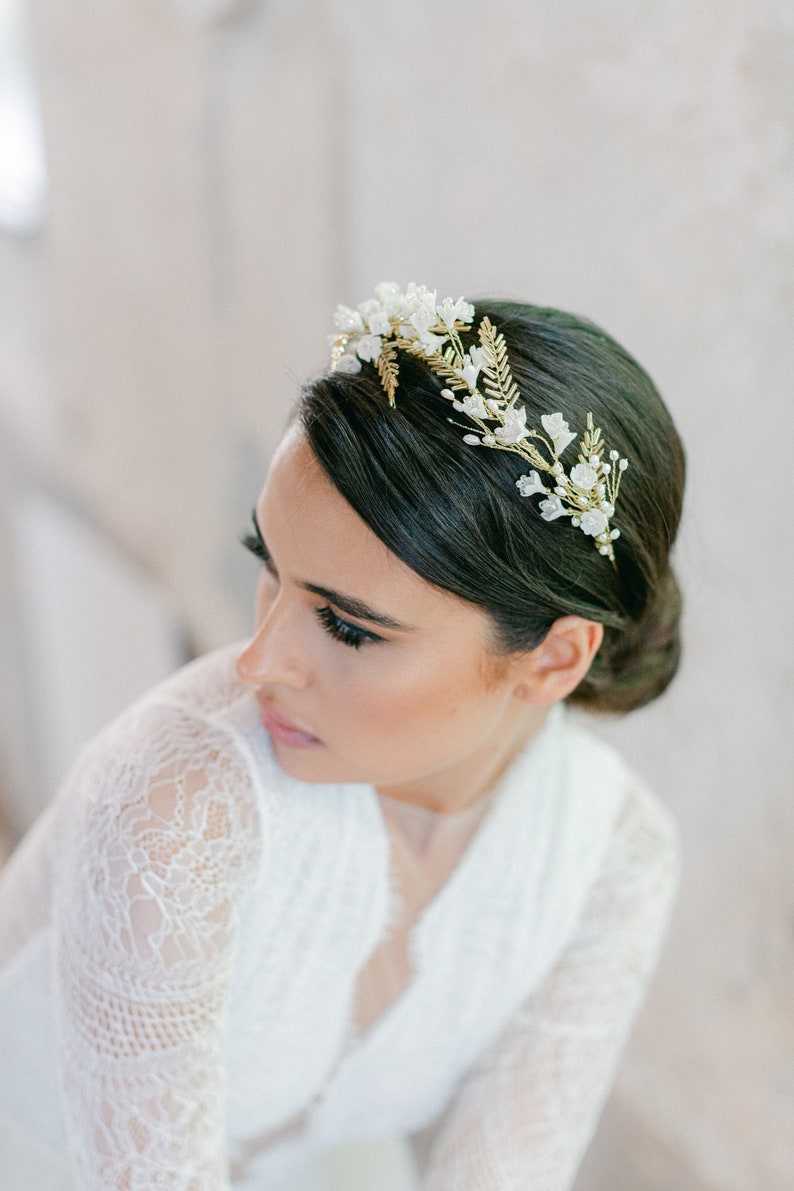 BRIAR Floral and Fern Headband image 2