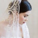 Patricia reviewed 20% off VALENTIN | Beaded edge wedding veil, scalloped wedding veil, Drop Veil, Mantilla Veil, Traditional Veil, Pearl Wedding Veil, Tulle V