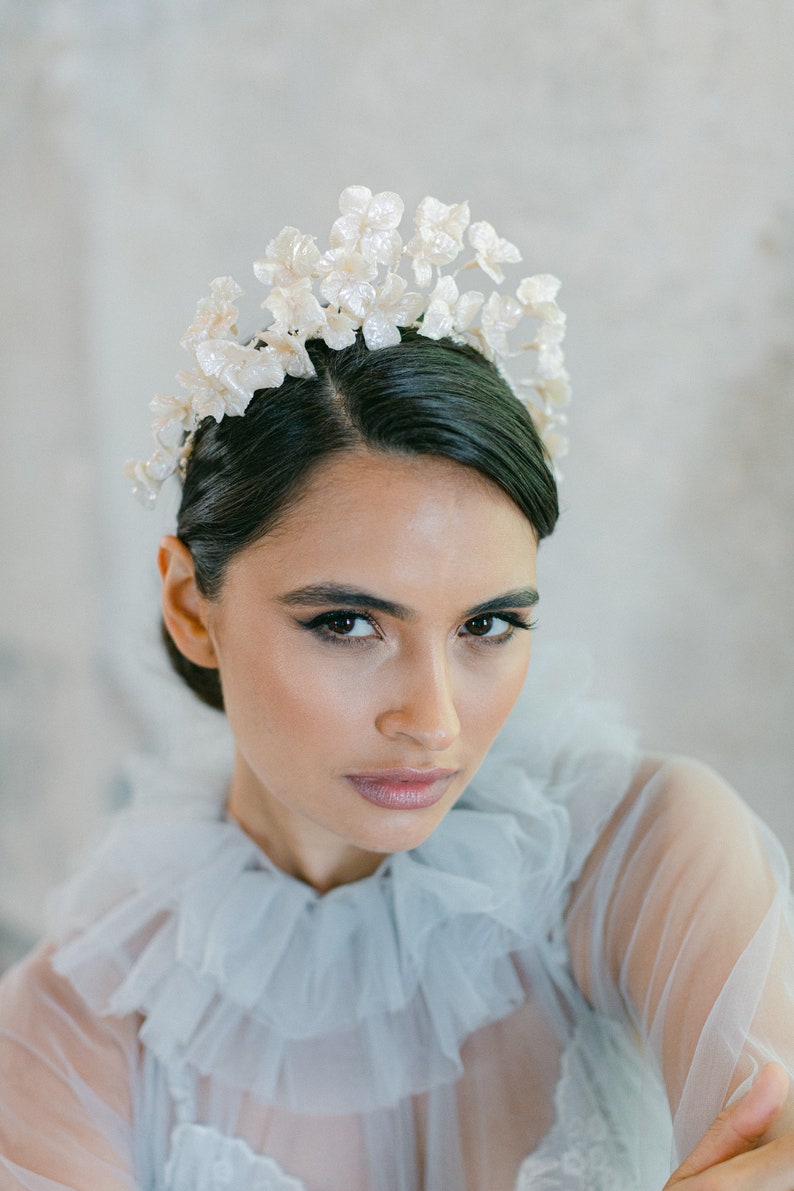 PALOMA Porcelain Flower Crown image 5