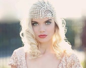 LUJON | Couture crystal tulle headpiece