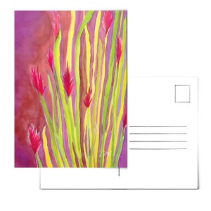Ocotillo Postcard.Cactus Postcard.Cacti Postcard.Desert Postcard.Plants Postcard.Arizona Postcard.Watercolor Postkarte. Boho watercolor.AZ