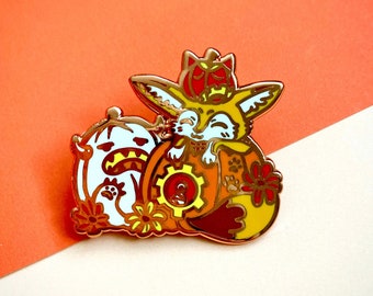 Sk8 The Infinity - Sketchy The Fox Pumpkin Enamel Pin