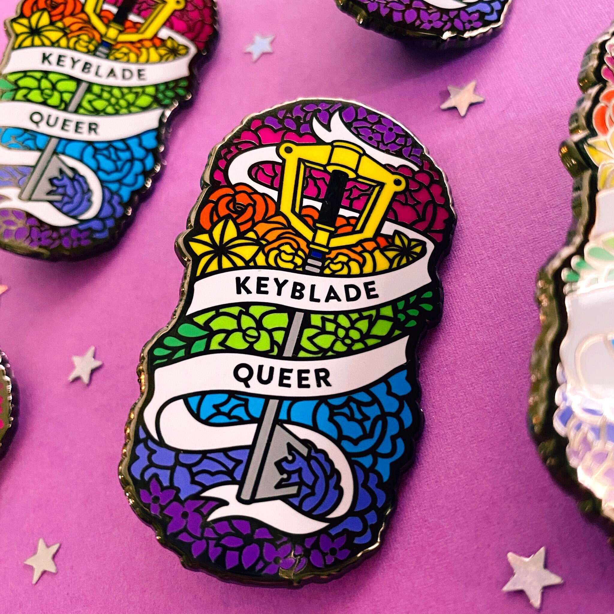 Keyblade Queer Enamel Pin