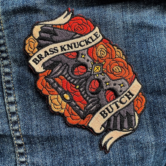 Brass Knuckle Butch Embroidered Patch