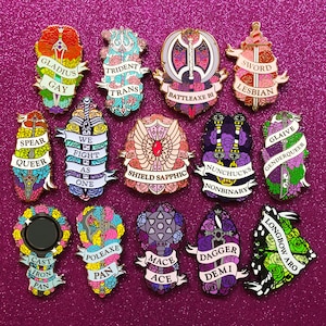 B GRADE LGBT Armory Enamel Pins