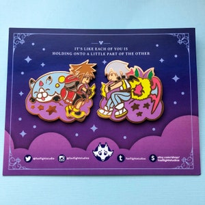 KH Sora & Riku Enamel Pin Set